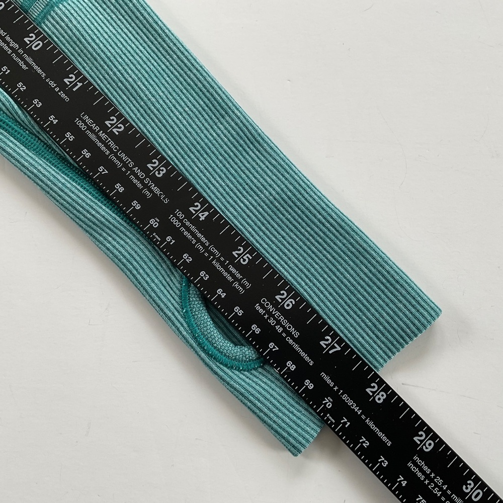 Lululemon Swiftly Tech Long Sleeve Crew Sz 6 Heathered Forage Teal Gym Run Yoga - Picture 7 of 13